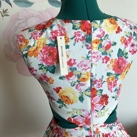 MUSTARD SEED FLORAL CUT OUT DRESS - Picture 5 of 5